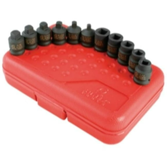 0.37 in. Drive Drain & Pipe Plug Impact Socket Set - Pack of 11