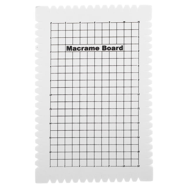 KAKOWELY Foam Macrame Board Foam Board Grid Rope Knotting Board For Knotting Project Grid Macrame Board Macrame Board Foam Board For Knitting Crafts Knotting Project,9.65X"X6.3"X0.79"