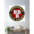 thumbnail image 2 of Birmingham Black Barons Poster Wall Art, Modern Wall Decor For Living Room Bedroom, 8x12 UNFRAMED, 2 of 3
