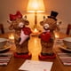 thumbnail image 2 of 2 figuras de vaca de las Tierras Altas para San Valentín, estatua de vaca escocesa con rosas y corazón, decoración romántica de mesa de granja para aniversario de boda, regalo para pareja., 2 of 8