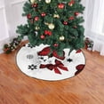 thumbnail image 2 of FMSHPON Christmas Cat Winter Snowflake Xmas Christmas Tree Skirt Stand Mat for Holiday Party Decoration Indoor Outdoor 48 inches, 2 of 3
