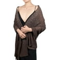thumbnail image 4 of Wedding Shawls and Wraps for Women Formal Dress, Rhinestones Pearl Sparkling Stole, Bride Bridesmaid Pashmina Scarf, 4 of 8