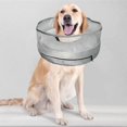 thumbnail image 5 of Comfortable Elizabethan inflatable collar for dogs and cats, easy to eat and drink, soft plush XL blue., 5 of 5
