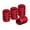 Red, variant on Valve Stem Caps 4 Packs Screw-On Aluminum Alloy Tire Valve Stem Caps Dustproof Tire Caps Heavy-Duty Universal Hexagon Tire Air Caps(Red)