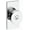 Polished Chrome, variant on Baldwin ENCONCFR150 Contemporary Single Cylinder Keyed Entry Door Knob Set - Nickel