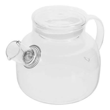 TABLZONE Water Pitcher With Lid Borosilicate Glass 1Pcs 5.3x5.3x5.1In