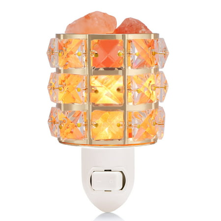 TMISHION Salt Light Lamp,Himalayan Natural Salt Rock Pink Hand Curved Crystal Wall Night Light Lamp Best Gifts for (Best Light Bulbs For Natural Light Photography)