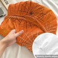 thumbnail image 4 of King Size Fitted Sheet Set - Orange Halloween 3 Piece Bedding Sets 16" Deep Pocket Fitted Sheet with 2 Pillowcases, Black White Net Halloween Brushed Microfiber Hotel Luxury Bed Sheets, 4 of 9