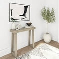 thumbnail image 2 of Plank+Beam Solid Wood Console Table, 36 Inch, Sofa Table, Narrow Entryway Table for Hallway, Behind The Couch, Living Room, Foyer, Easy Assembly, Seashell, 2 of 3