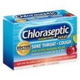 Chloraseptic Total Sore Throat + Cough Lozenges, SugarFree Wild Cherry
