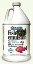 Master Nursery Fish Emulsion 4-1-1  Organic Plant food with kelp 1 Gal