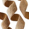 thumbnail image 2 of Brown Faux Fur Christmas Ribbon, 2.5" x 21', by Holiday Time, 2 of 5