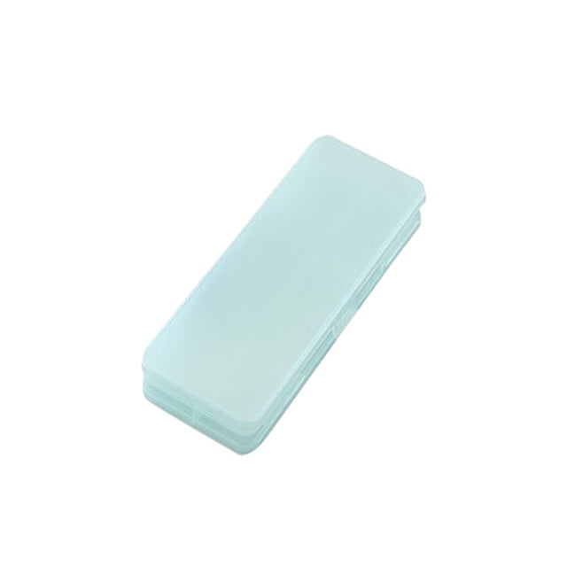 Agiferg Translucent Pencil Case Student Storage Pencil Case Pencil Case Multifunctional Double-sided Macaron Plastic Pencil Case