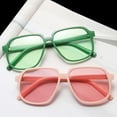 thumbnail image 4 of MesaSe Lunettes de Soleil pour Femmes, Grand Cadre Carré, Style Rétro Simple, Couleur Unie Résistante au Soleil, Protection UV, Lunettes de Soleil pour Adultes pour Extérieur, 4 of 10