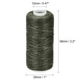 thumbnail image 2 of 55 Yards 150D/1mm Leather Sewing Polyester Waxed Thread (Ebony Color), 2 of 5