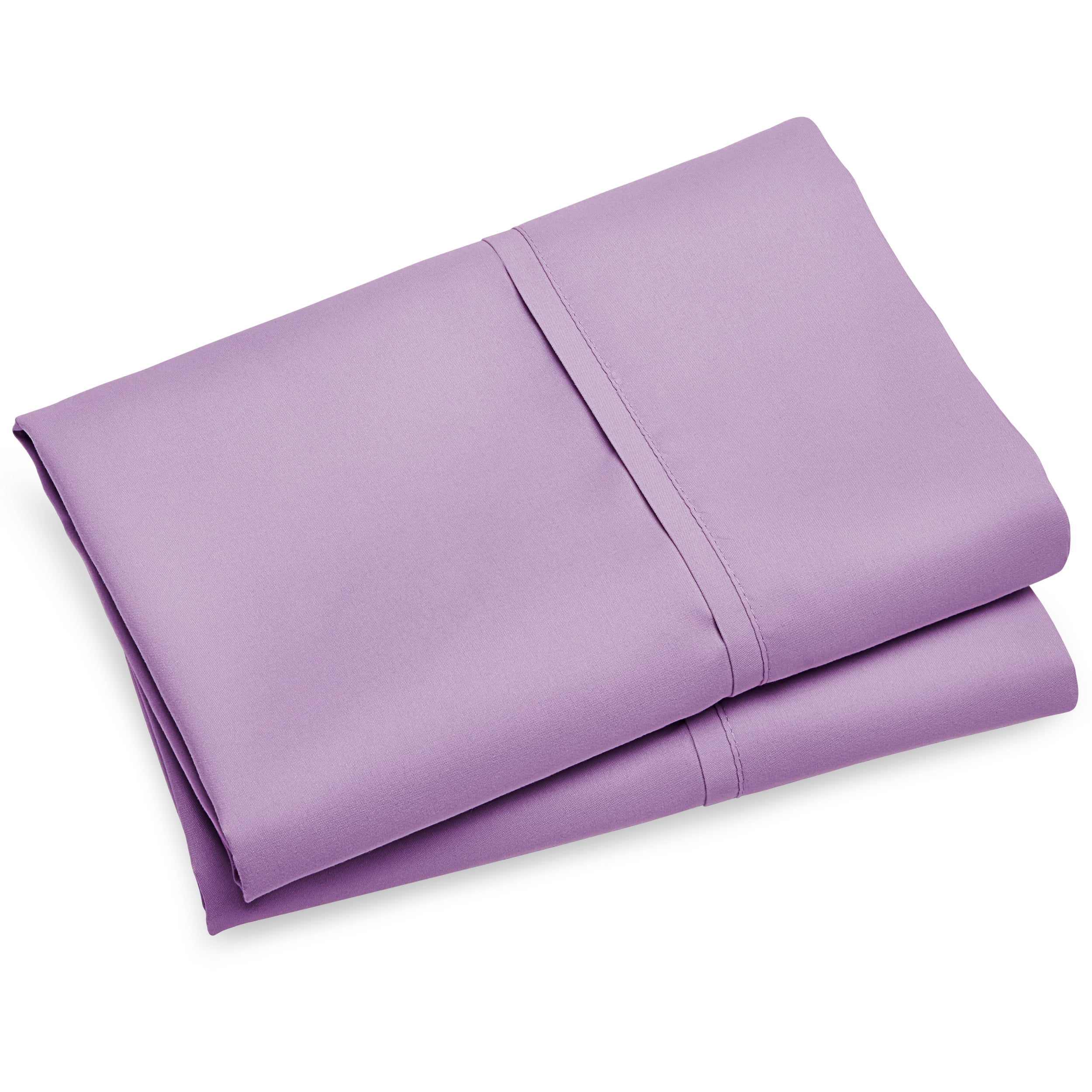 Bare Home Premium 1800 Ultra-Soft Microfiber Pillowcase Set - Double Brushed - Hypoallergenic - Wrinkle Resistant (Standard Pillowcase Set of 2, Lavender)
