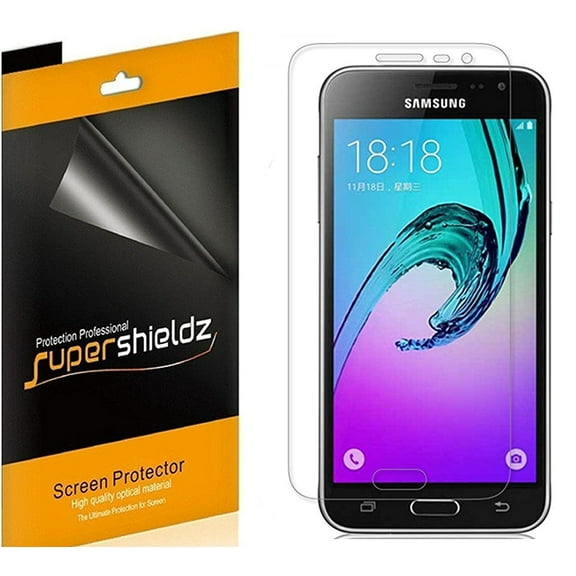[6-pack] Supershieldz for Samsung Galaxy J3 (2016) Screen Protector, Anti-Glare & Anti-Fingerprint (Matte) Shield