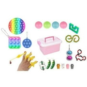 Nokiwiqis Sensory Fidget Toys Set Colorful Anxiety Stress Relief Hand Toys