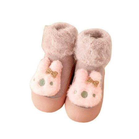 

Autumn Winter Comfortable Shoes Baby Toddler Shoes Cute Cartoon Children Cotton Warm Breathable Soft Lightweight Non-Slip Floor