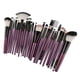 thumbnail image 5 of Paquete de 25 Pinceles de Maquillaje, Pinceles de Maquillaje Cosmético para Mezclar Bases, de Rubor, de Ojos, - Púrpura negro Salvador Pinceles cosméticos para maquillaje, 5 of 5