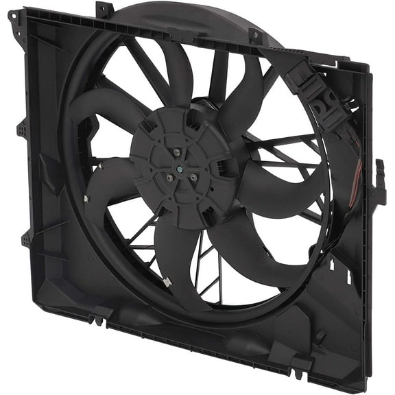 ECCPP Radiator Cooling Fan 621-195 Replacement fit for 2006-2011 for 323i 2006-2013 for 325i