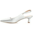 thumbnail image 3 of Journee Womens Paulina Kitten Heel Sling Back Pointed Toe Pumps, Widths Available, 3 of 10