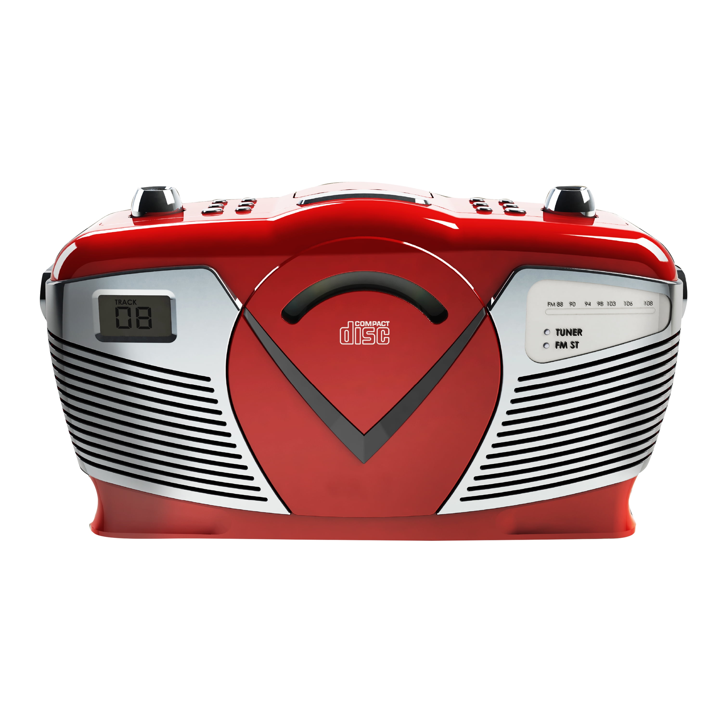 その他 Audiosynchrocy [CD] Sylvania SRCD212 Retro-Style Portable CD Radio BoomBox