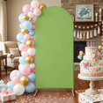 Abstack Color Abstract Solid Color Arch Backdrop Covers 5 FT, Simple Avocado Green ...