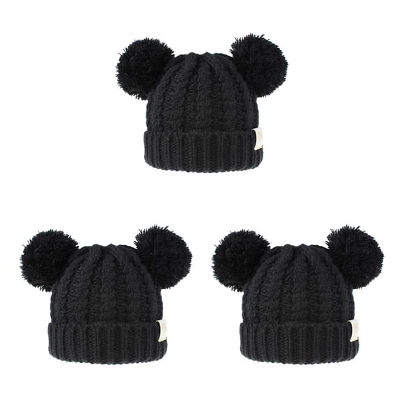 Minnieouse Sombrero Fried Twist Diseño de doble capa Sombrero de moda Orejeras plegables Gorras Hermoso regalo para niños Type7 NO7