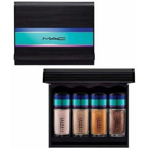 Mac Irresistibly Charming Glitters And Pigments 'Gold' Set New