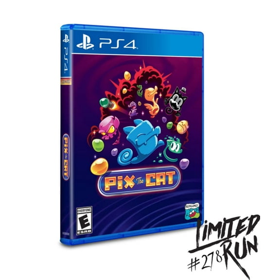 Limited #278 Run Games Pix The Cat Video Game For Playstation 4 (PS4)