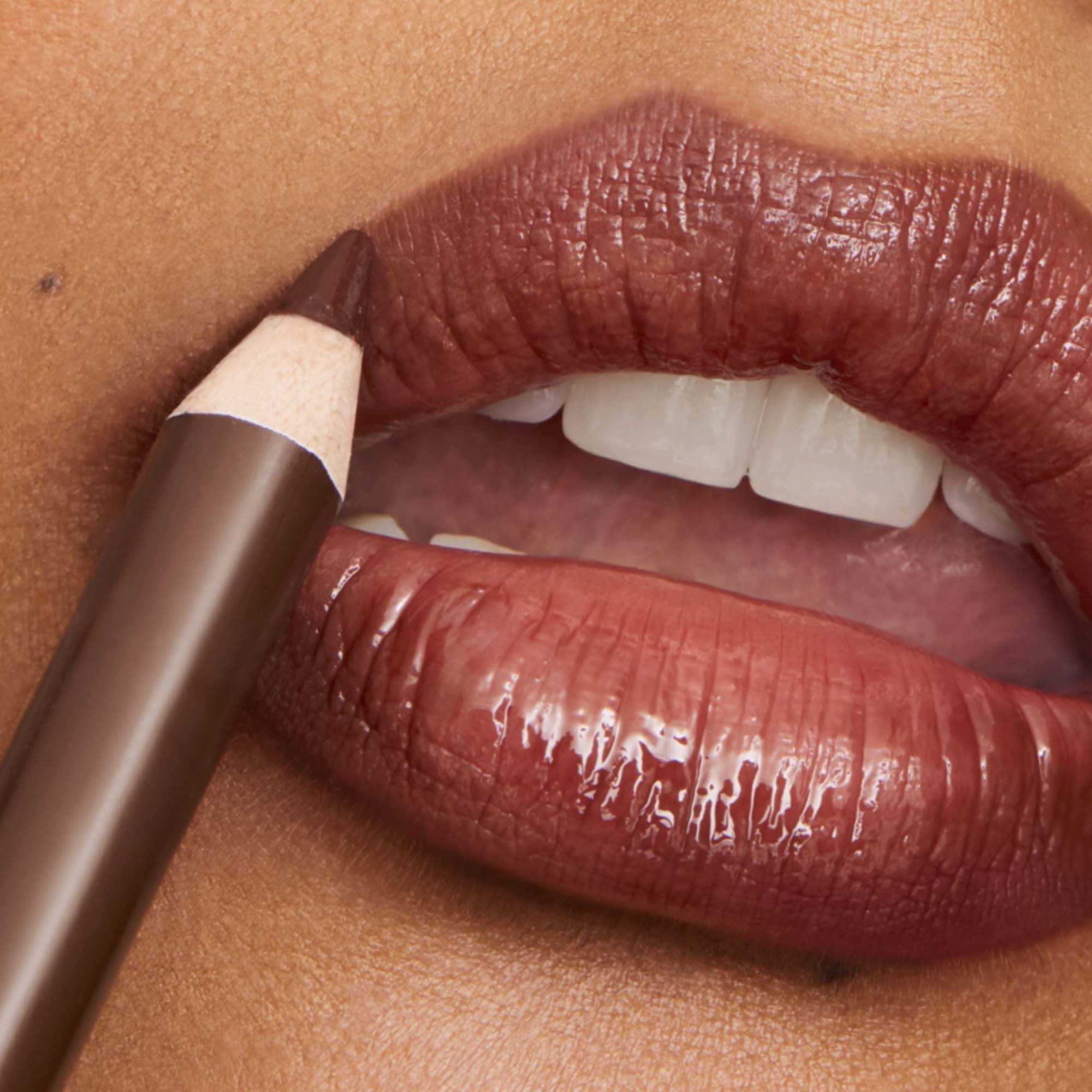 e.l.f. Cream Glide Lip Liner, Dark Cocoa, 0.03oz