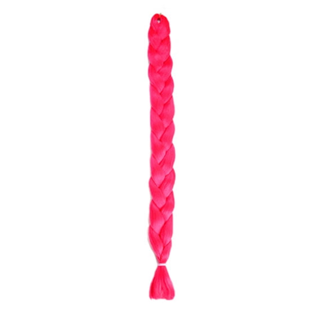 Maoww 41inch Women Long Braiding Hair Synthetic High Temperature Fiber Pure Color Braid Hair Extensions