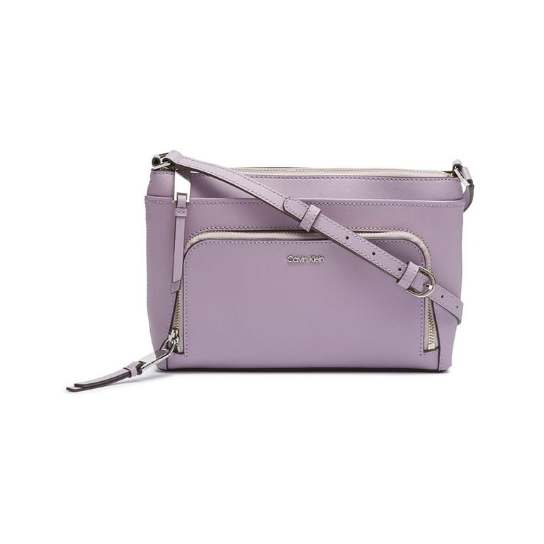 Calvin Klein Lily Saffiano Crossbody in pale orchid color, Women's Fashion,  Bags & Wallets, Cross-body Bags on Carousell