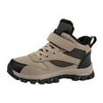 thumbnail image 2 of LYHaoo Boys Winter Fleece Lined Ankle Boots Comfortable Warm Sports Sneakers For Toddlers And Kids Outdoor Play And Casual Daily Wear Sizes 1 Bid Kid Yellow(9-9.5 Years), 2 of 6