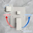 thumbnail image 5 of Rainlex One-Handle 1-Spray Setting Brushed Nickel Bathtub Shower Faucet, 5 of 10