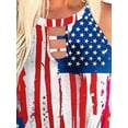 thumbnail image 3 of DYMADE Women Independence Day Tops Printed Classic Sleeveless Halter Cami Tank, 3 of 4