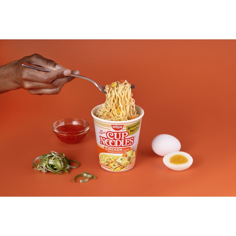 Nissin, Cup Noodles Ramen Noodle Soup, 2.25 oz, Chicken Flavor