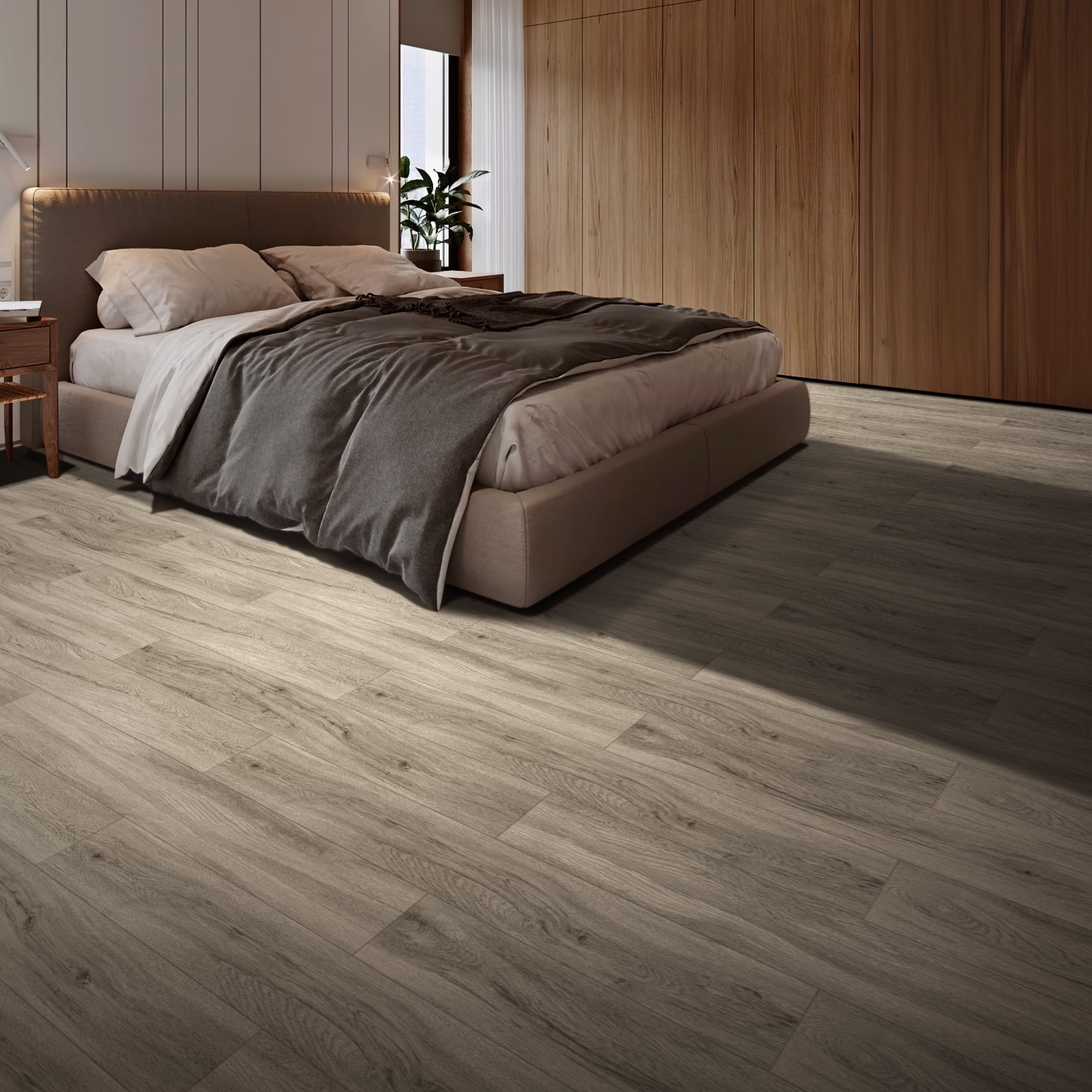 Art3d 48''x7.2'' 10Pcs Interlocking Luxury Vinyl Flooring Tile