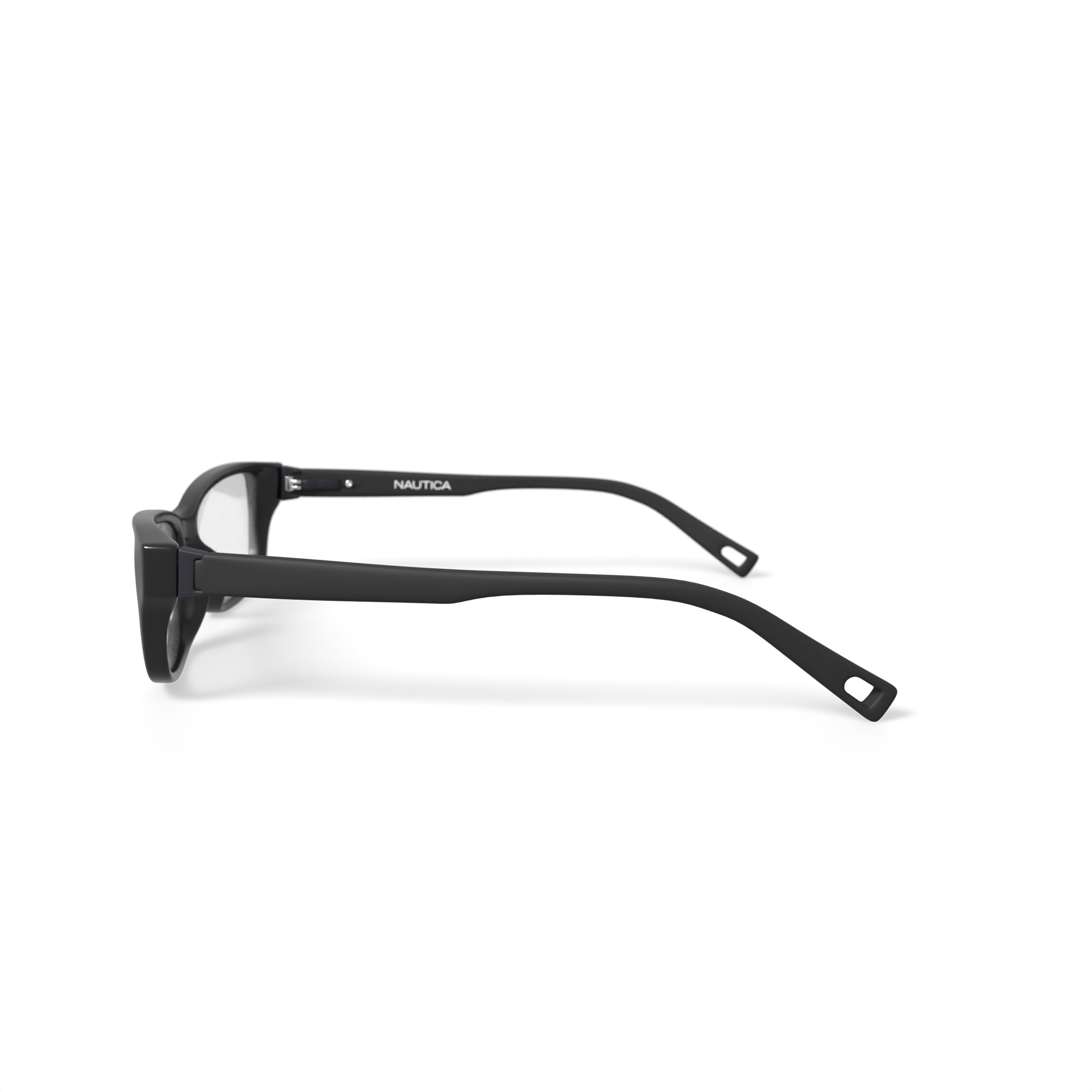 Nautica Men's N8127 Prescription Eyeglasses with Case, Black
