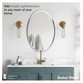 thumbnail image 2 of Better Bevel Frameless Oval Mirror, 22" x 28" Bathroom Wall Mirror w/Beveled Edge, 2 of 8