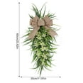 thumbnail image 3 of Blueek Decor Wreath, 24" Beautiful Artificial Spring and Summer Wreath Spring Wreaths for Front Door Decor, Easter Decorations for Home, 3 of 5