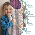 thumbnail image 3 of Blackout Kids Curtains,Boho Bohemia Flower Childrens Insulated Curtains Set Of 2,Bedroom Essentials,Toddler Room Decor 42"x54"(106x137cm), 3 of 4