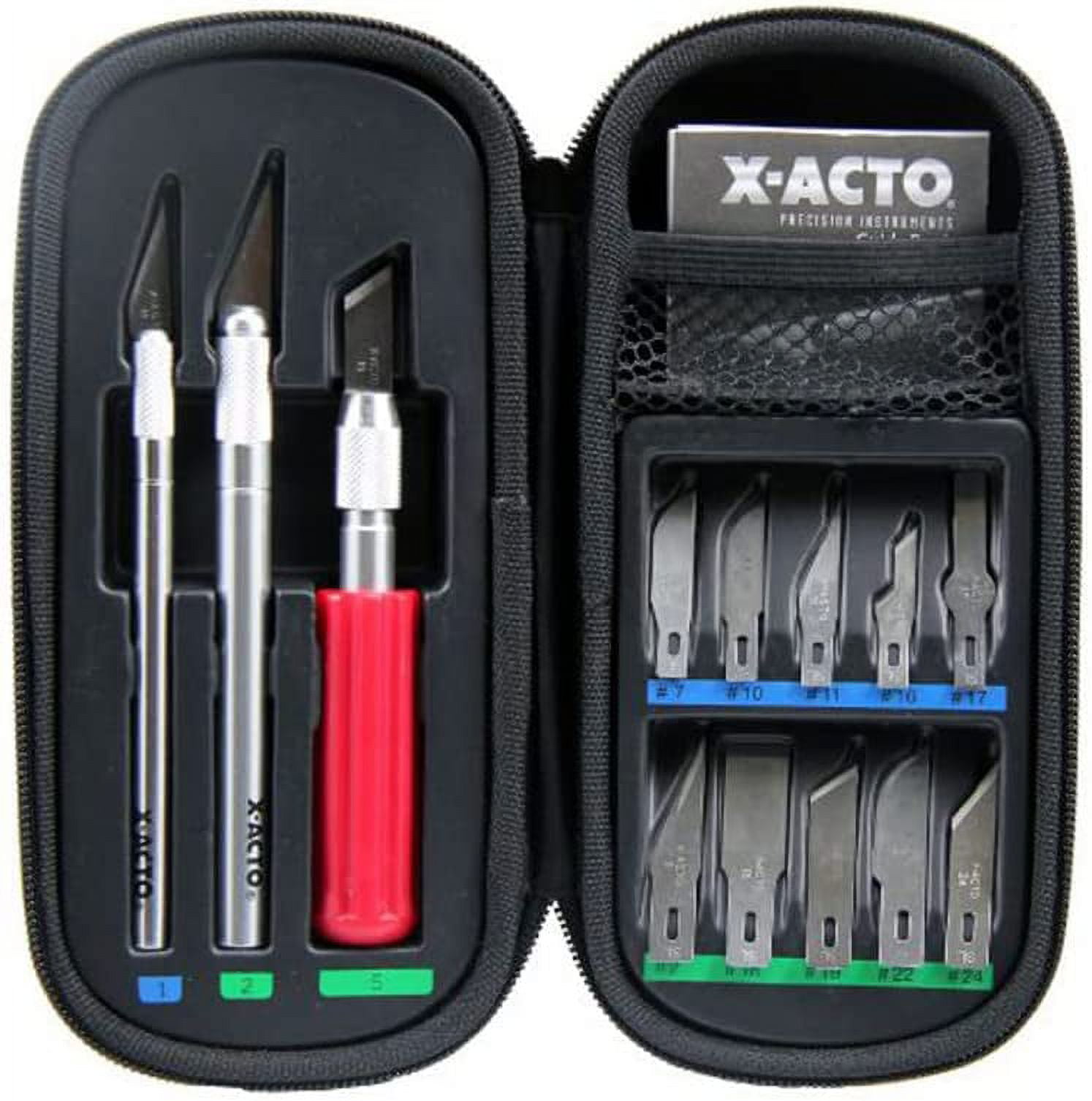X-acto Knife Set With Carrying Case Precision Cutting Trimming  Interchangeable Blades Cake Sculpting Knife Exacto Whittling Knives 