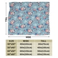 thumbnail image 3 of KLL Fleece Blanket Plush Throw Blanket Independence With Gnome ,Soft Fuzzy Cozy Flannel Blanket for Couch Sofa Bed.(60"x50" ), 3 of 7