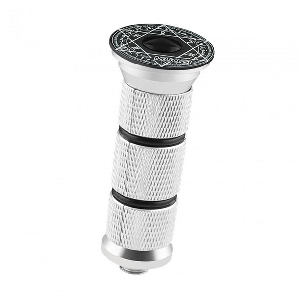Auriculares expansores para bicicleta, auriculares con vástago de bicicleta de aleación de aluminio resistente de 28,6mm, tornillo para auriculares pa Negro