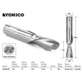 thumbnail image 3 of 4 Bit Solid Carbide Endmill CNC Router Bit Set 1/2" Diameter X 1-1/4" Cutting Length - 1/2" Shank - Yonico 14424, 3 of 5