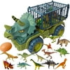 Luckinbaby Kids Dinosaur Shaped Cranes, Excavators, Transporters, Dump Trucks