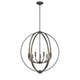 thumbnail image 3 of Golden Lighting 3167-9 EB Colson EB 31 in. 9 Light Chandelier, Bronze, 3 of 4
