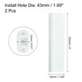 thumbnail image 2 of Uxcell 2 Pack Tendeur de Poignée pour Stores Carrés, Blanc, 2 of 5